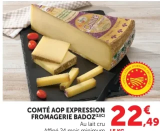 Comté AOP Expression Fromagerie Badoz