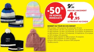 Bonnet ou tour de cou enfant U Collection