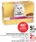 Promo Repas pour chat Gourmet Gold Double Délice