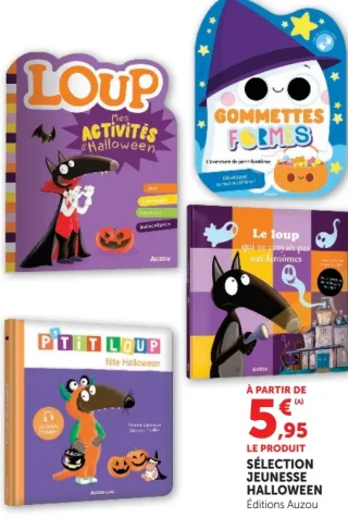 Sélection Jeunesse Halloween Éditions Auzou