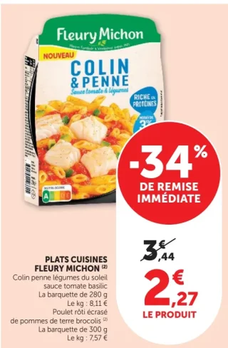 Plats cuisinés Fleury Michon