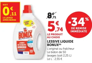 Lessive liquide Bonux
