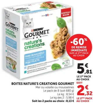Boîtes pour chat Gourmet Nature's Creations