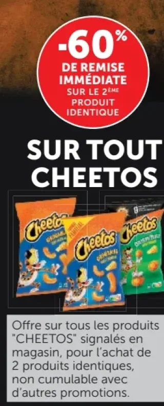 Biscuits apéritifs Cheetos