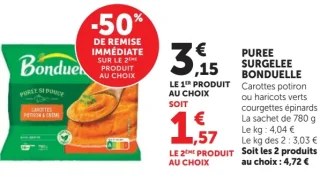 Purée surgelée Bonduelle