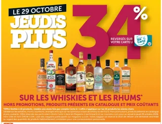Whiskies et rhums