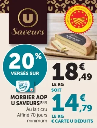 Morbier AOP U Saveurs
