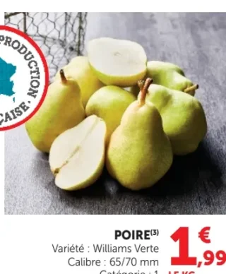 Poire Williams Verte
