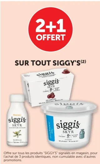 Produits laitiers Skyr Siggi's