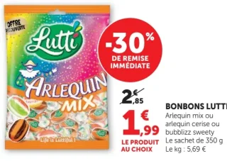 Bonbons Lutti Arlequin mix