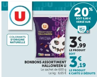 Bonbons Assortiment Halloween U
