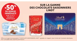 Chocolats saisonniers Lindt