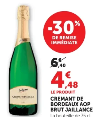 Crémant de Bordeaux AOP Brut Jaillance