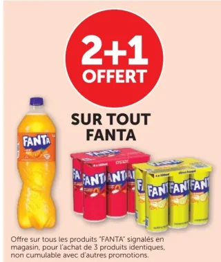 Boissons gazéifiées Fanta