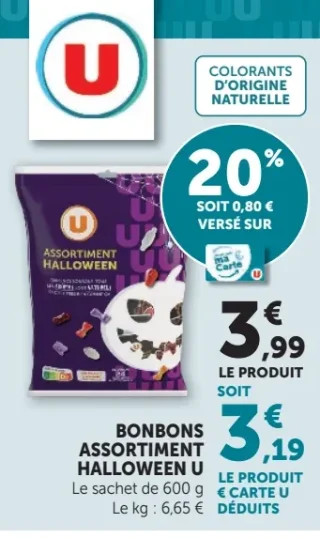 Bonbons Assortiment Halloween U