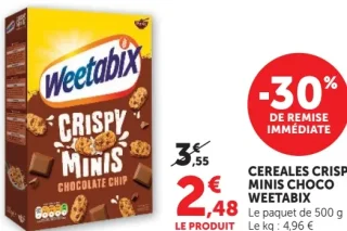 Céréales Crispy Minis Choco Weetabix