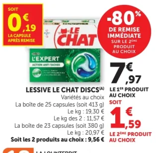 Lessive Le Chat Discs