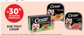 Nourriture pour chien Cesar
