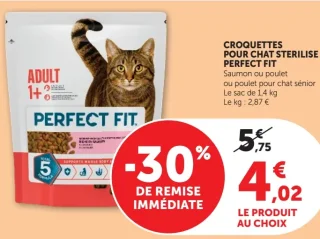 Croquettes pour chat stérilisé Perfect Fit