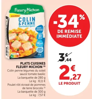 Plats cuisinés Fleury Michon