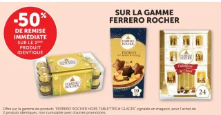 Gamme de chocolats Ferrero Rocher