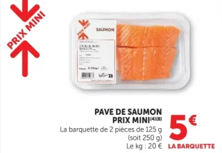 Pavé de saumon Prix Mini