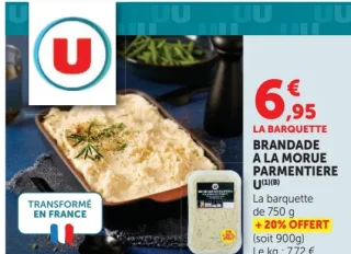 Brandade à la morue parmentière U
