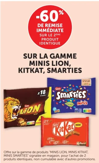 Minis Lion, KitKat, Smarties