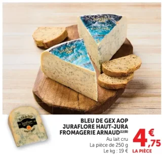 Bleu de Gex AOP Juraflore Haut-Jura Fromagerie Arnaud