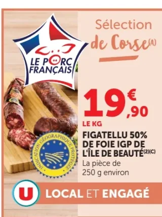 FIGATELLU 50% DE FOIE IGP DE L'ÎLE DE BEAUTÉ