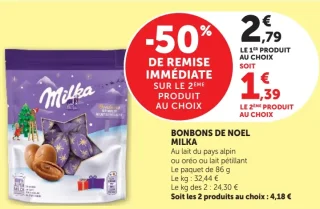 Bonbons de Noël Milka