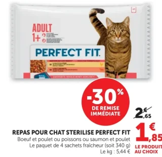 Repas pour chat stérilisé Perfect Fit Adult 1 layout
