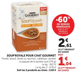 Soup'Royale pour chat Gourmet