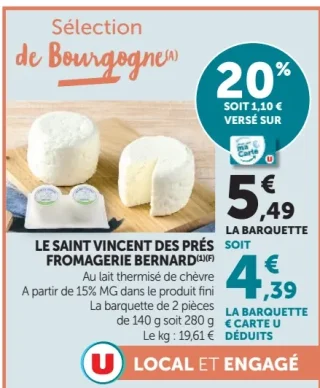 LE SAINT VINCENT DES PRÉS FROMAGERIE BERNARD