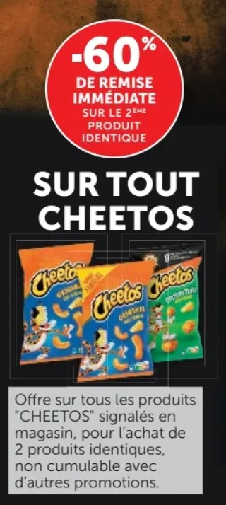 Produits Cheetos