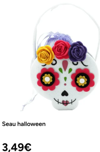 Seau halloween