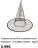 Promo Chapeau de sorcière en polyester pour Halloween – 2 modèles assortis - Argent