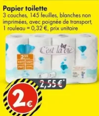Papier toilette C'est la vie 3 couches