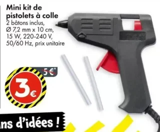 Mini kit de pistolets à colle
