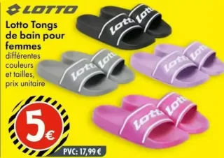 Lotto Tongs de bain pour femmes
