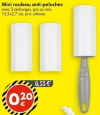 Mini rouleau anti-peluches