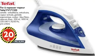 Fer à repasser vapeur Tefal FV1711E0