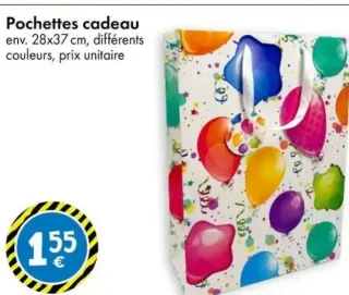 Pochettes cadeau TEDi 28x37 cm