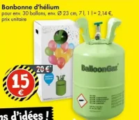 Bonbonne d'hélium BalloonGaz