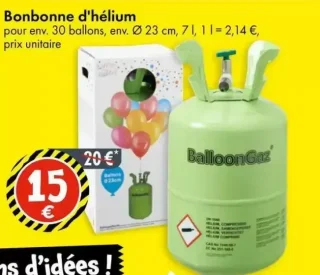Bonbonne d'hélium BalloonGaz