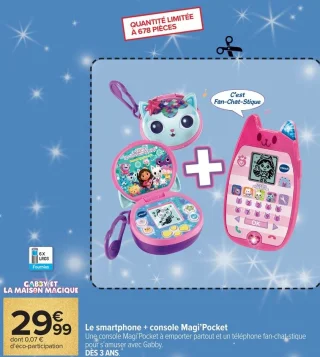 Le smartphone + console Magi'Pocket Gabby et la maison magique