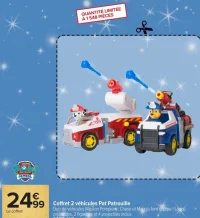 Coffret 2 véhicules Pat Patrouille