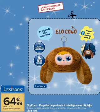 Peluche parlante Elo-Coco Lexibook