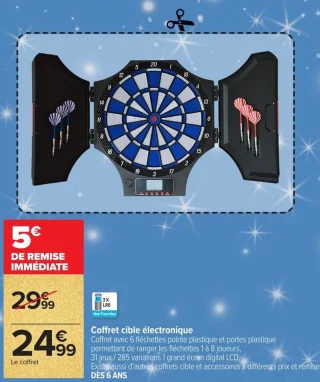 Coffret cible électronique