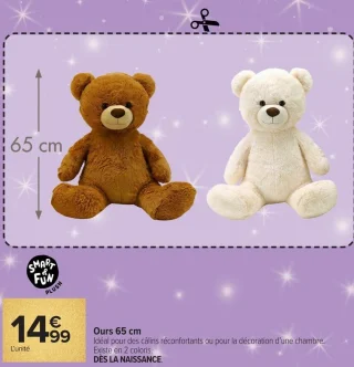 Ours 65 cm Smart & Fun Plush